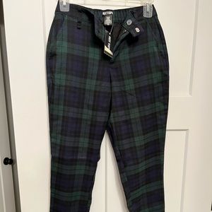 Hot Topic Blue & Green Plaid Trousers Size XS